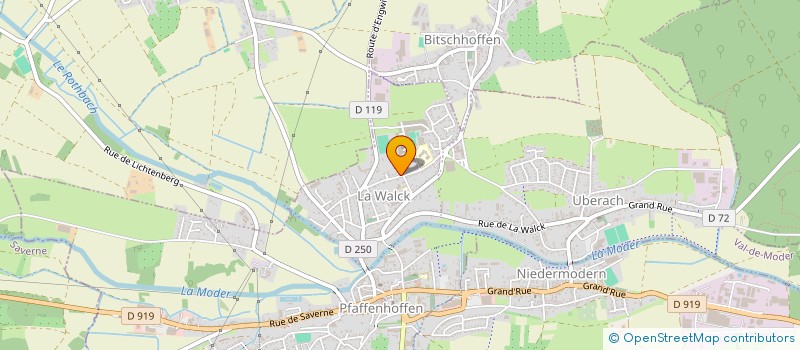 localisation de l'entreprise MODER IMMOBILIER  MARLENHEIM