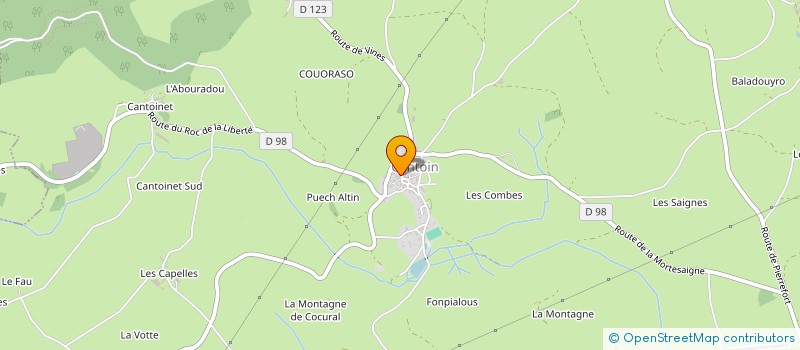 localisation de l'entreprise MODERATION  CANTOIN