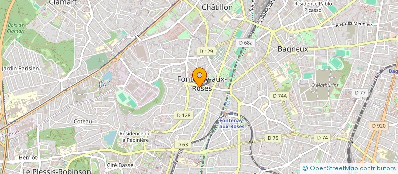 localisation de l'entreprise MODERATO  FONTENAY-AUX-ROSES