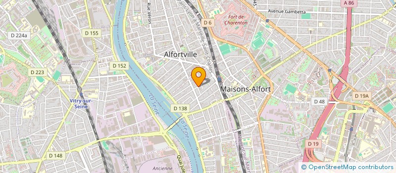 localisation de l'entreprise MODERE & ASSOCIES  ALFORTVILLE