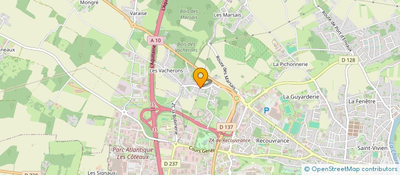 localisation de l'entreprise MODERIS HABITAT  SAINTES