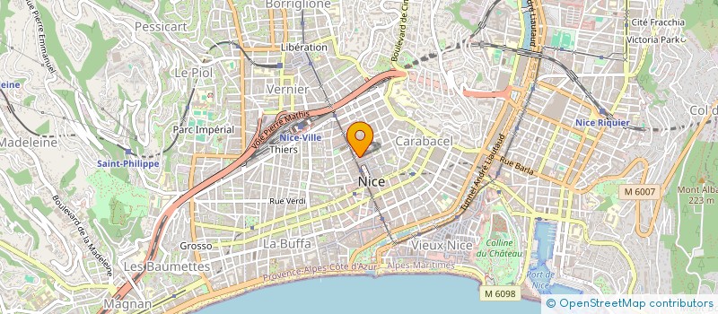 localisation de l'entreprise MODERMA FRANCE à NICE