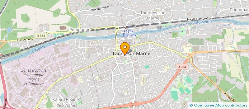 localisation de l'entreprise MODERN à LAGNY-SUR-MARNE