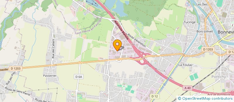 localisation de l'entreprise MODERN ALU  SAINT-PIERRE-EN-FAUCIGNY