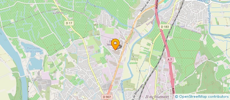 localisation de l'entreprise MODERN ANGEL'S STUDIOS  SORGUES