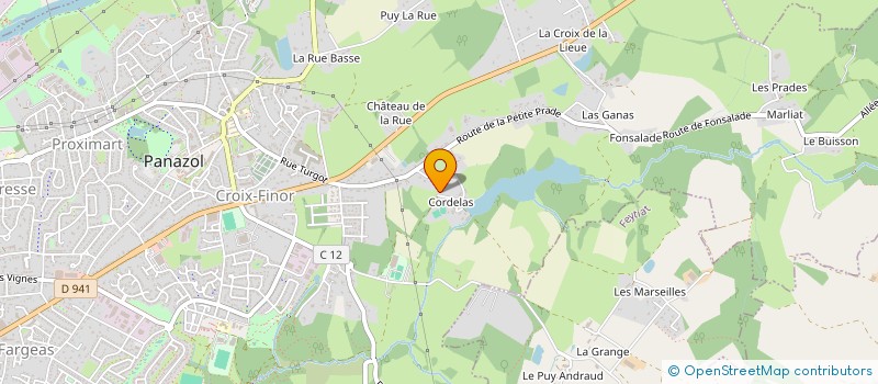 localisation de l'entreprise MODERN'ASSISTANCE à PANAZOL