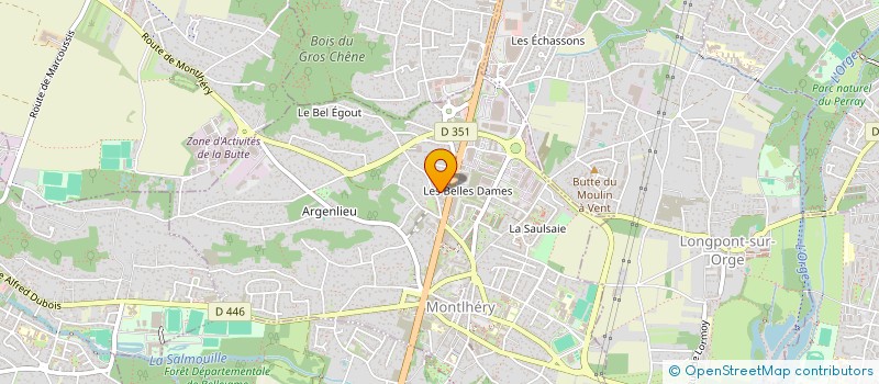 localisation de l'entreprise MODERN'AUTO à MONTLHERY