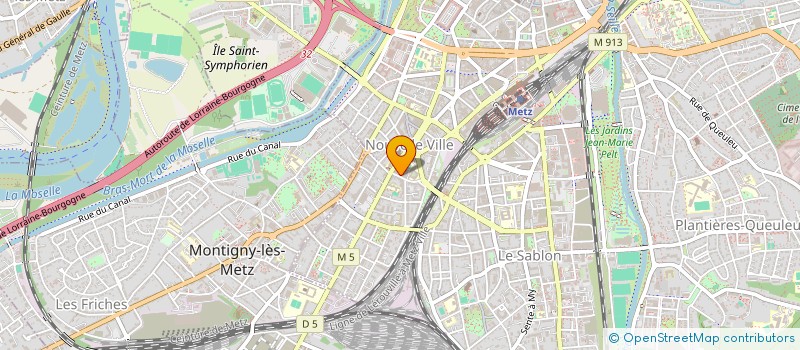 localisation de l'entreprise MODERN BARBER  METZ