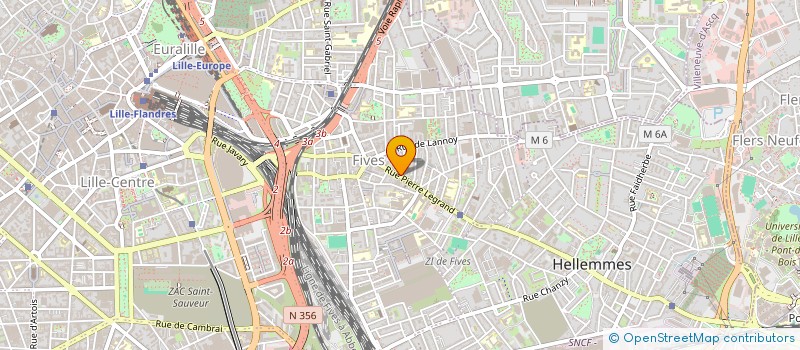 localisation de l'entreprise MODERN'COIF à LILLE