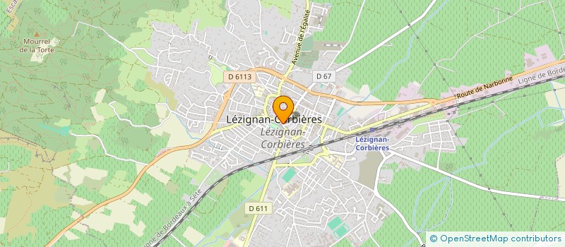 localisation de l'entreprise MODERN COIFFURE  LEZIGNAN-CORBIERES