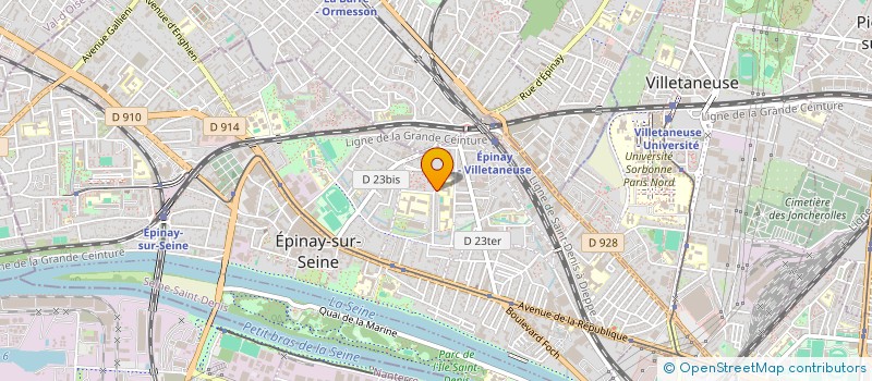 localisation de l'entreprise MODERN CONSTRUCTION à EPINAY-SUR-SEINE