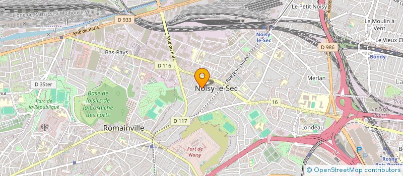 localisation de l'entreprise MODERN CONSTRUCTION BATIMENT à NOISY-LE-SEC