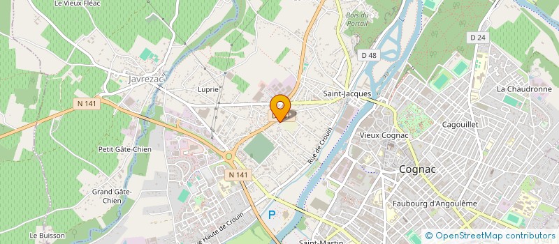localisation de l'entreprise MODERN FIT à COGNAC