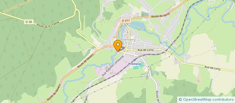 localisation de l'entreprise MODERN GARAGE  PREMERY