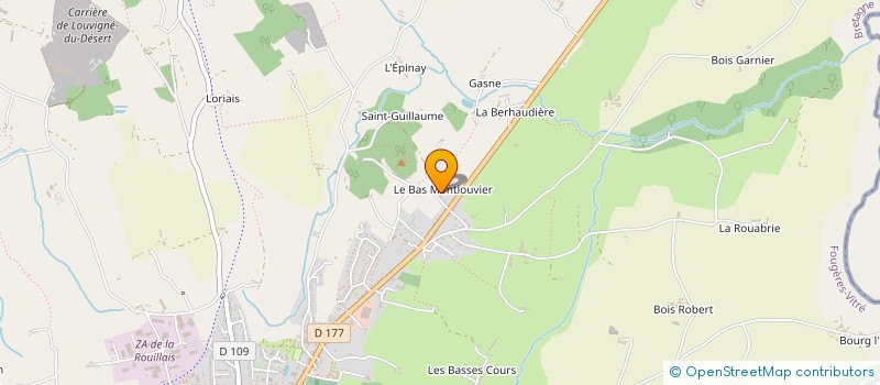 localisation de l'entreprise MODERN GRANIT à LOUVIGNE-DU-DESERT