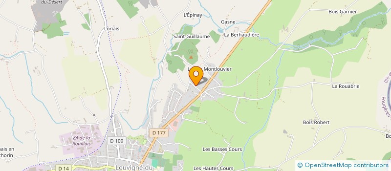 localisation de l'entreprise MODERN GRANIT FUNERAIRE à LOUVIGNE-DU-DESERT