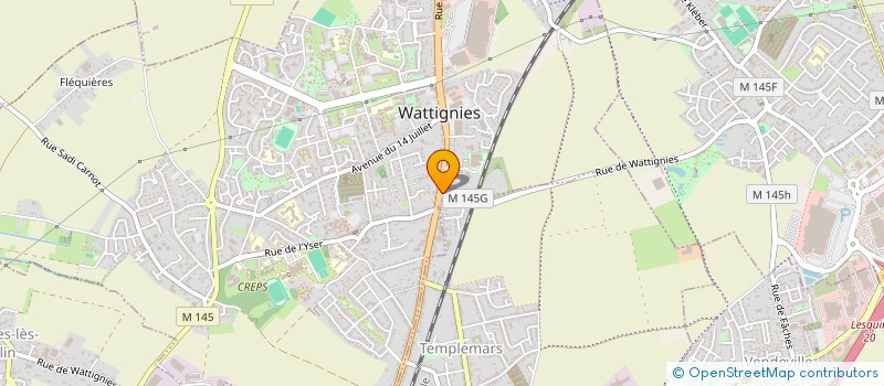 localisation de l'entreprise MODERN' IMMO SERVICES  WATTIGNIES