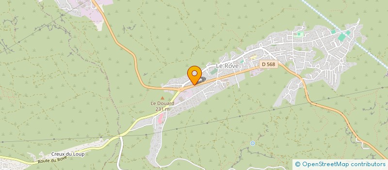 localisation de l'entreprise MODERN'JAZZ DANCE  LE ROVE