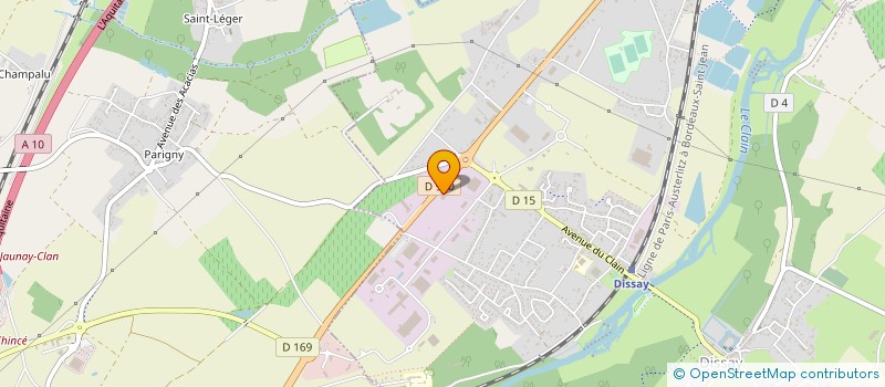 localisation de l'entreprise MODERN MATERIEL  DISSAY