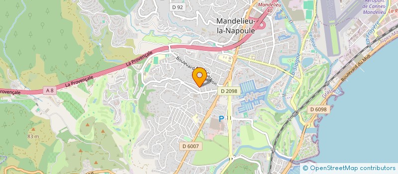 localisation de l'entreprise MODERN MOTORS SPORT  MANDELIEU-LA-NAPOULE