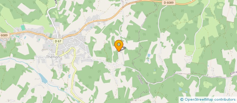 localisation de l'entreprise MODERN NOMADS  THENON