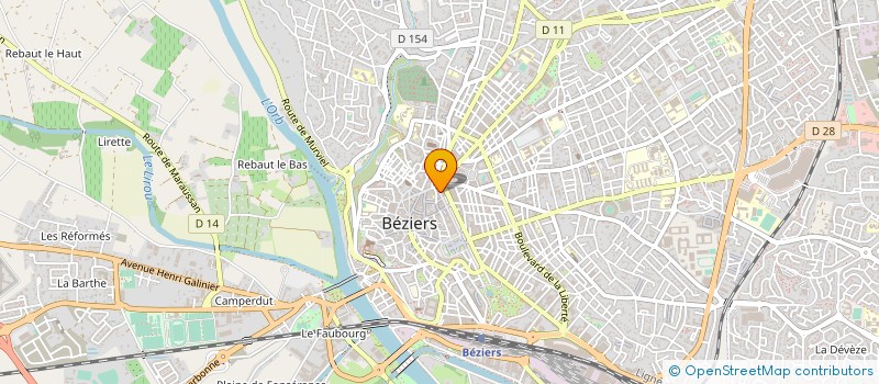 localisation de l'entreprise MODERN'OPTIQUE PROST-ROMAND à BEZIERS