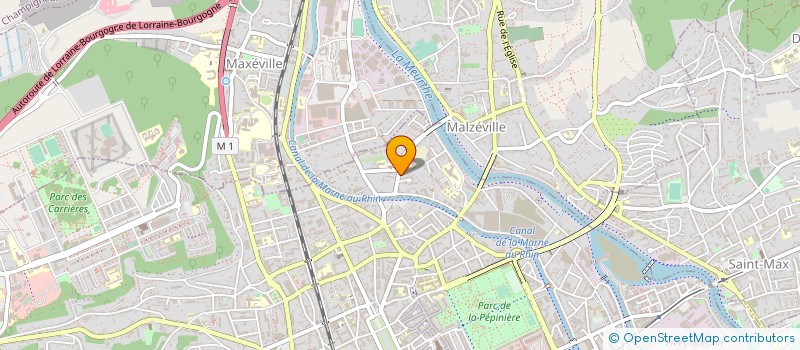 localisation de l'entreprise MODERN'PECHE à NANCY