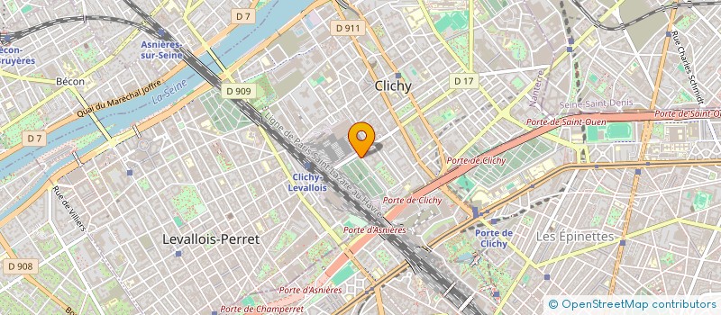 localisation de l'entreprise MODERN PRO à SEVRES