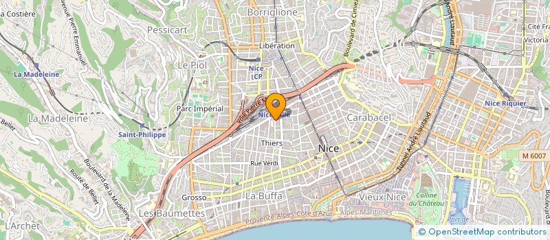 localisation de l'entreprise MODERN RELOOKING à NICE