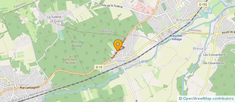 localisation de l'entreprise MODERN SERRURERIE à BREUX-JOUY