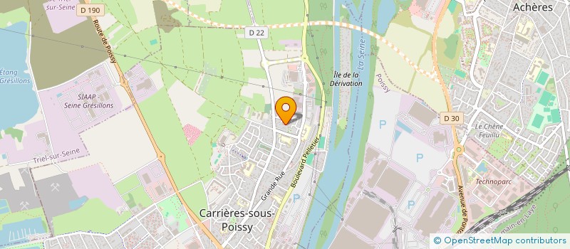 localisation de l'entreprise MODERN SKILLS  CARRIERES-SOUS-POISSY