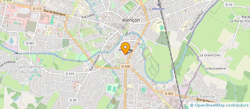 localisation de l'entreprise MODERNA à ALENCON
