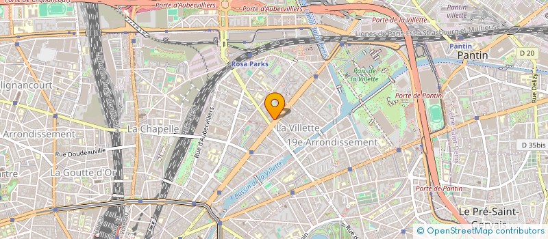 localisation de l'entreprise MODERNA PRESSING  PARIS