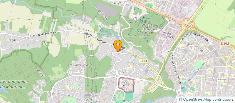 localisation de l'entreprise MODERNA RENOVATION à ELANCOURT