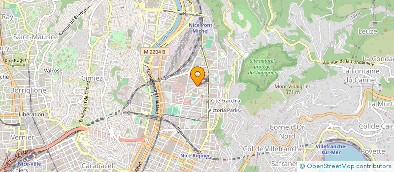 localisation de l'entreprise MODERNAL à NICE