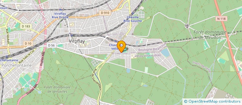 localisation de l'entreprise MODERNCOMPTA à CHAVILLE