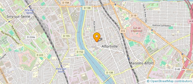 localisation de l'entreprise MODERNE à ALFORTVILLE
