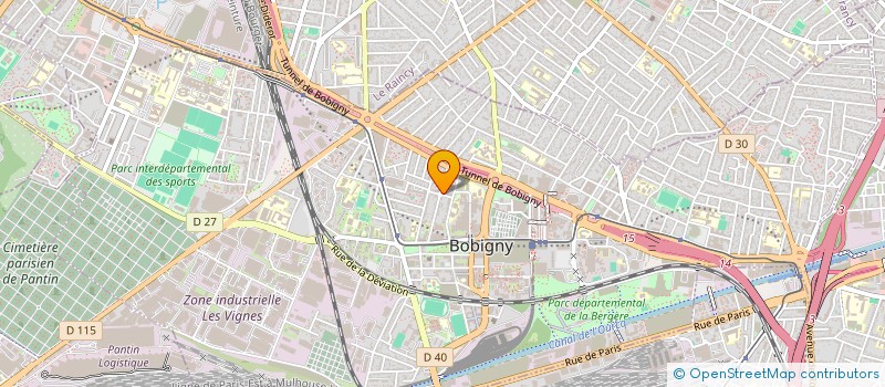 localisation de l'entreprise MODERNE AUTO à BOBIGNY
