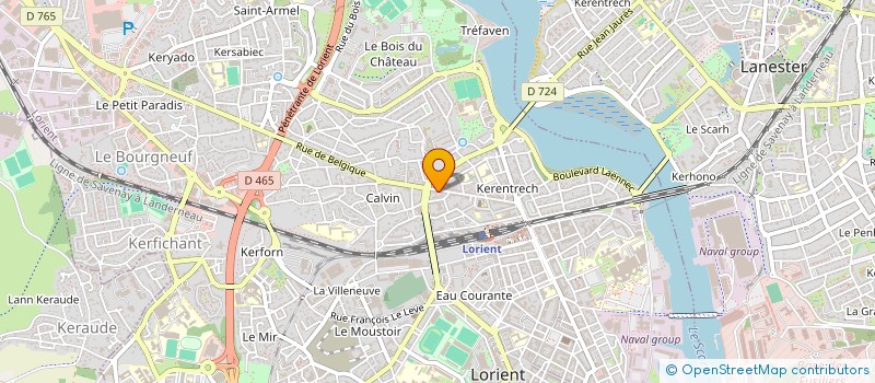 localisation de l'entreprise MODERNE AUTO  LORIENT