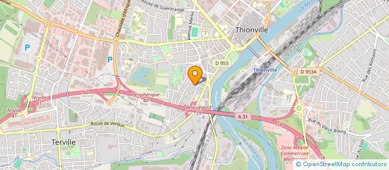 localisation de l'entreprise MODERNE BAT à THIONVILLE