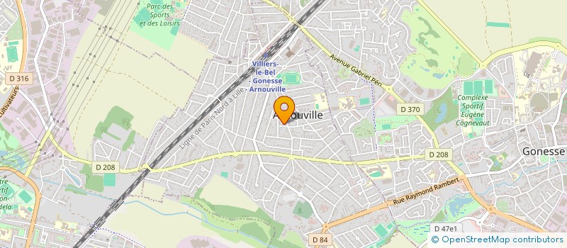 localisation de l'entreprise MODERNE BATIMENT IDF à ARNOUVILLE