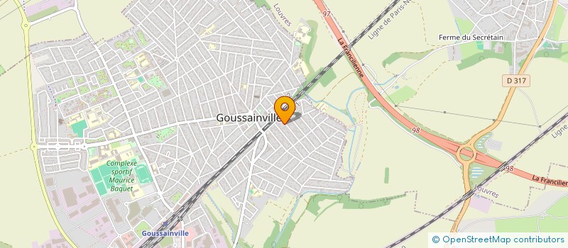 localisation de l'entreprise MODERNE CONSTRUCTION à GOUSSAINVILLE