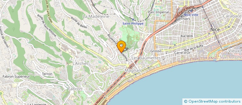 localisation de l'entreprise MODERNE D'ORGANISATION DE BUREAUX à NICE