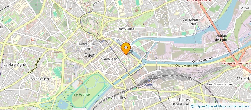 localisation de l'entreprise MODERNE-GRAPHIQUE à CAEN