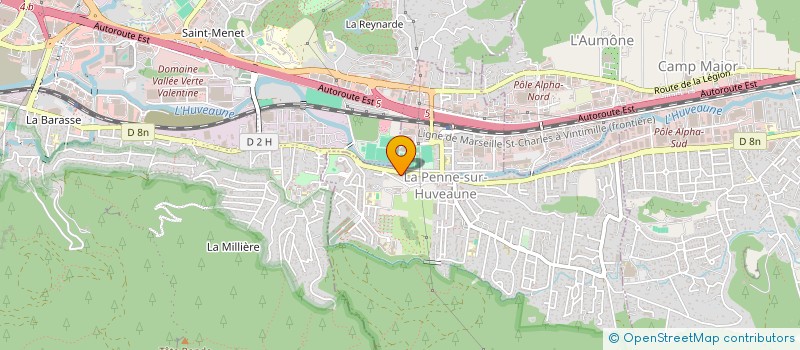 localisation de l'entreprise MODERNE ISOLATION SERVICES  LA PENNE-SUR-HUVEAUNE