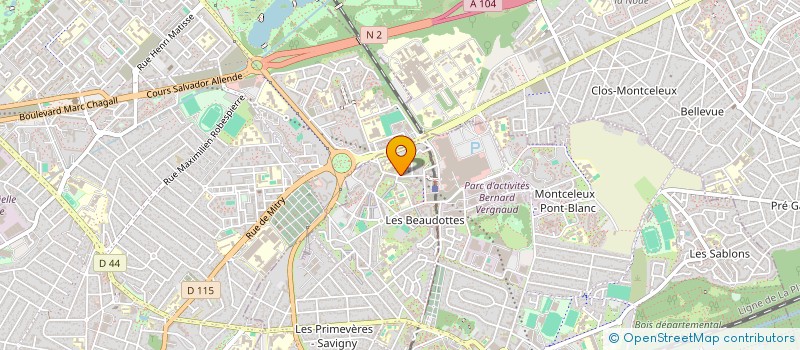 localisation de l'entreprise MODERNE MEUBLES à SEVRAN