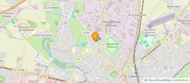 localisation de l'entreprise MODERNE TECHNOLOGIE à ALENCON