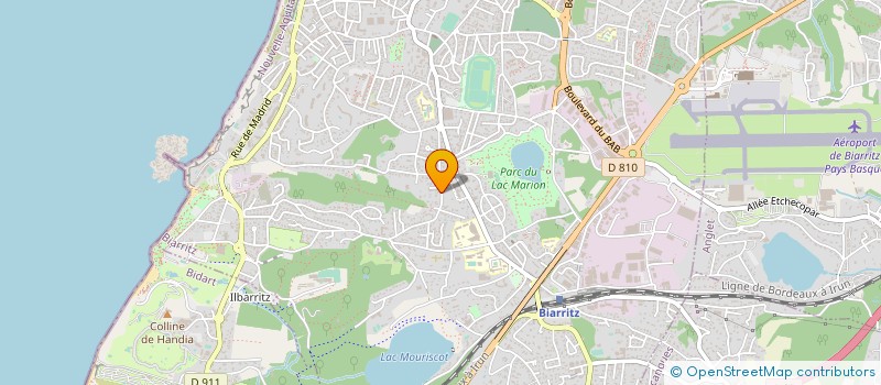 localisation de l'entreprise MODERNES ET CONTEMPORAINS  BIARRITZ