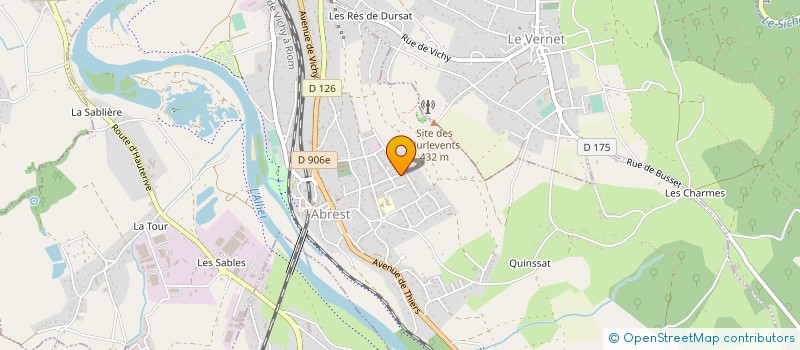 localisation de l'entreprise MODERNES TECHNIQUES SOLS à ABREST