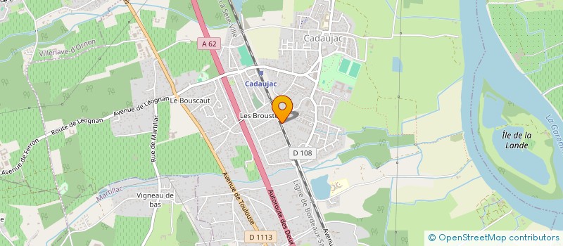 localisation de l'entreprise MODERNIMMO  CADAUJAC